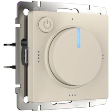 Изображение Терморегулятор электромеханический для теплого пола (айвори матовый) W1151162